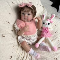 18inch Lifelike Art Doll with Vinyl Body Bettie NPK - Cuddly Baby Figure with Multiple Layers Painting 3D Skin And Visible Veins