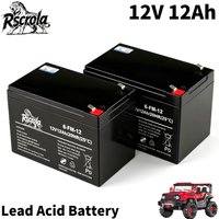 6V/12V Rechargeable Battery 5Ah 7Ah 8Ah 12Ah, Replacement Power Supply for Kids Electric Car Toy Motorcycle Baby Stroller