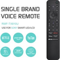 New RMF-TX810U Voice Remote Control Replacement For Sony Smart TV 2022-2025 Compatible with XR/KD Series Remote