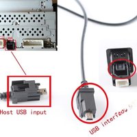 USB Socket Cable Car Radio USB Car Audio Upgrade USB Socket Connection Quick Installation Wear-resistant Construction