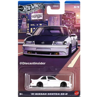 In Stock Hot Wheels GDG44 Silver Label Compact Kings Serise Fiesta Miata Sentra 1/64 Scale Die-Cast Model Gifts Surprise Car Toy