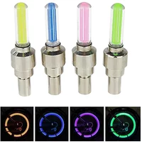 AliExpress LED Bicycle Valve Light Neon Bicycle Spoke Light Bicycle Tire Valve Light Night Riding Warning Light Bicycle Accessories