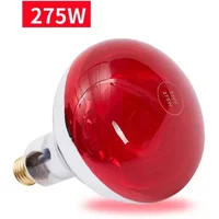 E27 Infrared Heat Bulb Heating Therapy Lamp Therapeutic Back Neck Body Pain Relief Bulb 275W Physiotherapy Light Massage Health