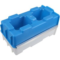 Interlocking Concrete Brick Molds Reusable Plastic Cement Paver Forms for Outdoor Walls Garden Path DIY Hollow Block
