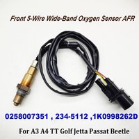 0258007351 LSU4.2 17014 Upstream Lambda Oxygen Sensor 021906262B 0258007057 For Volkswagen Beetle Golf Jetta 1.8L L4 1K0998262D