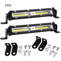 SUV Spot Fog Lamp Car LED Work Light 12V 24V LED Spotlight Work Light Bar 6500K Strip Light For car Auto Truck Lorry Trailer