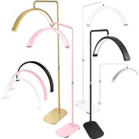 FOSOTO Übersee Lager LED Video Licht Halbmond Füllen Licht Lash Nagel Desktop Licht Für Schönheit Wimpern Tattoo Make-Up