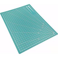 Extra große rutschfeste Werkbankmatte mit Schneidebrett und Messgitter, ideal zum Nähen von Ledergravuren und zum Schneiden von Stoffen