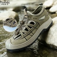 2026 New Men's Sandals Summer Beach Trail Shoes Anti slip, Wear resistant, Simple and Versatile Air Conditioning Shoes
