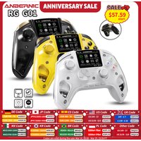 Anbernic RG G01 Retro Games Controller Hall Effect Triggers 2.5D Curved IPS Screen 2100mAh XBOX Gamepad for PC Android IOS Steam