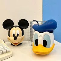 Cartoon Mickey Head Piggy Bank Cute Donald Duck Decorative Creative Desktop Ornaments Birthday Gift