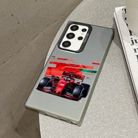 Formula Car Racing Phone Case For Samsung S26 S25 S24 A57 A56 A37 A36 A17 A16 A07 M56 Ultra Plus Laser PC+TPU Cases Cover-S803P1