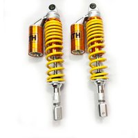 360mm 370mm 380mm 390mm 400mm Motorcycle Air Shock Absorber Rear Suspension for Honda Yamaha Suzuki Kawasaki Benelli KTM ATV