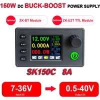 SK150C 150W 8A CNC Buck-Boost DC Power Supply Adjustable Regulated Laboratory Converter 7-36V To 0.5-40V BT TTL Set App PC