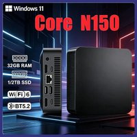 Intel Core N150 980HK Windows 11 Pro Portable Pc Computer 16GB RAM 1/2TB SSD WIFI 6 BT5.2 4K 60Hz HD Mini Gaming Office Study Pc
