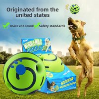 Dog Toys Wobble Wag Giggle Glow Ball Interactive Dog Attention Toy Fun Giggle Sounds Ball when perros accesorios jouet chien