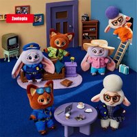 New Release Zootopia Series Nick Judy Vinyl Figures Blind Box Backpack Charms Display Ornaments Cute Dolls Merchandise