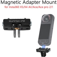 Magnetic Quick-Release Adapter Mount for Insta360 X5 X4 Air 1/4-inch Screw Hole Magnetic Adapter for Insta360 Ace Ace Pro 2/1