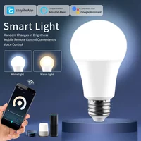 220V 110V E27 WiFi Smart LED Light Bulbs Cozylife App 12W 15W 20W Dimmable LED Lamp White/Warm Alexa Google Home Vioce Control