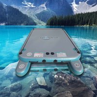 Solarmarine Inflatable Water Platform Island Dock Raft, Floating Pontoon for Fishing, Swimming River Lake Pool, 200cm, 2 Persons