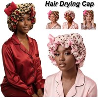 Durable Soft Hair Drying Cap Absorbent Quick-Drying Dry Hair Towel Microfiber Bowknot Hair Towels Face Wash