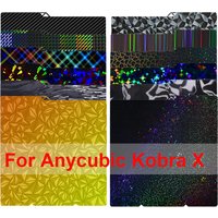 Kobra s1 KX Build Plate 264x276mm Glacier Cool Plate Smooth+Textured Heated Bed For ANYCUBIC Kobra S1 Kobra x Combo 3D Printers