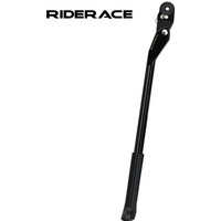 RIDERACE Bicycle Kickstand Adjustable For MTB Mountain Bike Stay Aluminum Alloy Side Rear Parking Rack Road Cycling Kick Stand