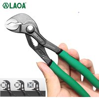 LAOA 7" 10" Water Pump Pliers Straight Jaw Groove Quick-release Plumbing spanner Universal Wrench Adjustable Joint Pipe Wrench