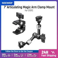NEEWER 7" Articulating Magic Arm Clamp Mount with Super Clamp Camera Monitor Mount for DSLR Action Camera for SmallRig Cage