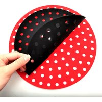 Silicone Air Fryer Mat Reusable Non Stick Baking Inner Liner Kitchen Cooking Pad for Cake Grilling Oil Tray Bakeware Tool Use