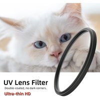 Universal UV Filter 40.5mm 43mm 46 49mm 52mm 55mm 58mm 62mm 67mm 72mm 77mm 82mm Lens Protector for Canon Nikon Sony Fuji Camera