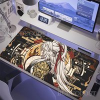 Mousepad Honkai Star Rail HSR Jing Yuan Cyrene Phainon Game Computer Gaming Keyboard Rubber Mouse Pad Office HD Printing DeskMat