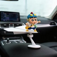 Rotating Paper Plane Car Dashboard Ornament Decompression Funny New Style Crayon Shin Chan Car Interior Decoration