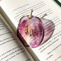 2PCS INS Style Acrylic Fruit Bookmark Watermelon Apple Fig Cute High Appearance Level Book Mark Stationery Gift