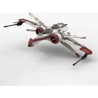 696PCS MOC 8088 Space Battle Starfighter ARC-170 MOD Model Building Blocks Technology Bricks DIY Creative Assemble Toys Gifts