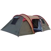 Portable Large Space 5-8 Person Double Layer Waterproof Rainproof 2 Room 1 Living Room Outdoor Family Camping Hiking Tunnel Tent