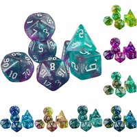 Polyed rische Sternenlicht Würfel Set für dndgame Brettspiel Tisch Brettspiel spielen 7 stücke
