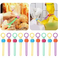 50pcs Portable Bag Sealing Clips Multi-use Snack Grain Preservation Food Sealing Clamps For Home Kitchen Office Travel Storage