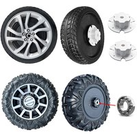 33CM/13'' 25CM/10'' PU Solid Rubber Tire for Children Electric Ride on Toy Car Power Wheels Alligator Tires Wheels Upgrade Part