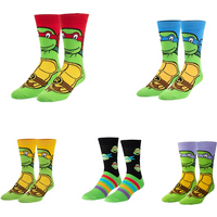 Cartoon Street Outdoor Anime Teenage Mutant Ninja Turtles Socks Cosplay Couple Sockings Accessories Prop