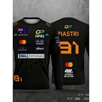 AliExpress NONE 2025 New Racing-Style Long Sleeve T-Shirt|extreme Sports Racing Suit|breathable Long Sleeve Sportswear|mountain Bike Clothing