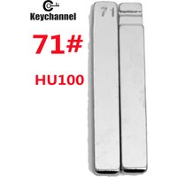 10pcs HU100 Car Key Blank 71# KD Key Blade Flip Key Blade for Chevrolet Cruze Buick Opel Cadillac Opel for KEYDIY Xhorse VVDI