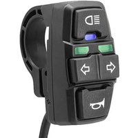 AliExpress NONE 3-in-1 Electric Bike Switch: Headlight Turn Signal Horn Control 36V/48V ON/OFF Waterproof ON/OFF Control Switch for E-Bike