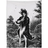 Vagabond Manga Janpan Samurai Tapestry Bedroom Living Bar Garden Outdoor Microfiber festival Decoration Background Art Banner