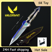 Valorant Game Peripherals 2026VCT Blade of The Muse Crocodile Leather Case 26cm Metal Knife Toy Sword Decorations Boys Gifts