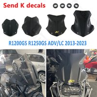 Écran R1200GS R1250GS pour BMW R 1250 GS LC R1250GS ADV Adventure 2013 – 2023, déflecteurs de pare-brise noirs