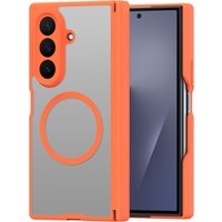 Magnetic Case for Samsung Galaxy Z TriFold Transparent Frosted Cover with Full Protection Hinge Guard Anti-Slip & Shockproof