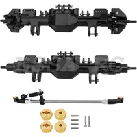 Metal Front Rear Axles with Steel Gears for RC 1/8 Losi LMT Monster Truck DIY Remote Control Toys Car 1:8 Upgrade Parts