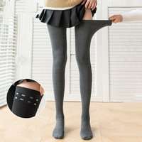 Sexy Black White Soild Color Long Stockings Women Over Knee Thigh High Over The Knee Stockings Lolita Ladies Warm Knee Socks
