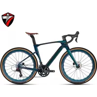 AliExpress TWITTER Holographic color Gravel V3 RS-24Speed Off-road grade T900 carbon fiber bycicle 700*40C hydraulic disc brake gravel bike